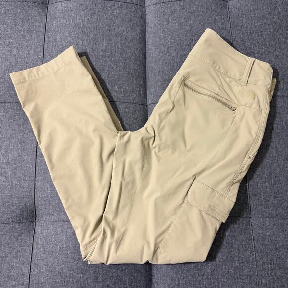 The North Face‎ Pants Women 10 Tan Roll Tab Utility Convertible Outdoor - Picture 1 of 11